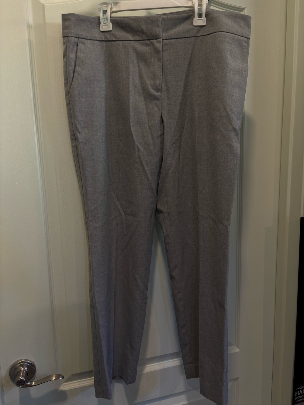 Ann Taylor Gray Slim Dress Pants